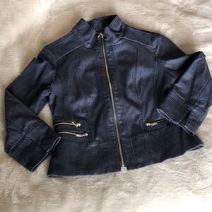 WHBM Denim Blazer